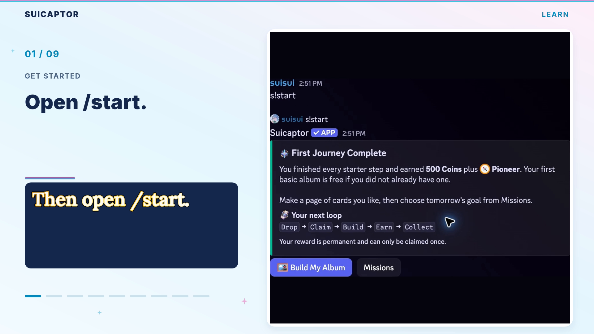 Preview of Suicaptor's real Get started video lesson